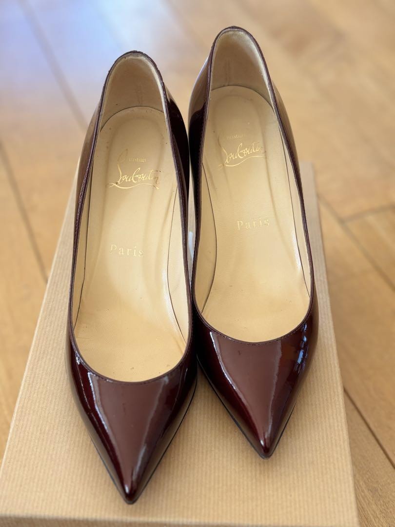Limited Edition Burgundy High Heels by Christian Louboutin , Size