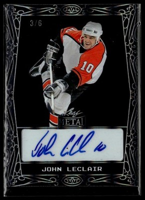 2024 Leaf Metal Hockey Legends - Base Autographs #BA-JLC John LeClair /6