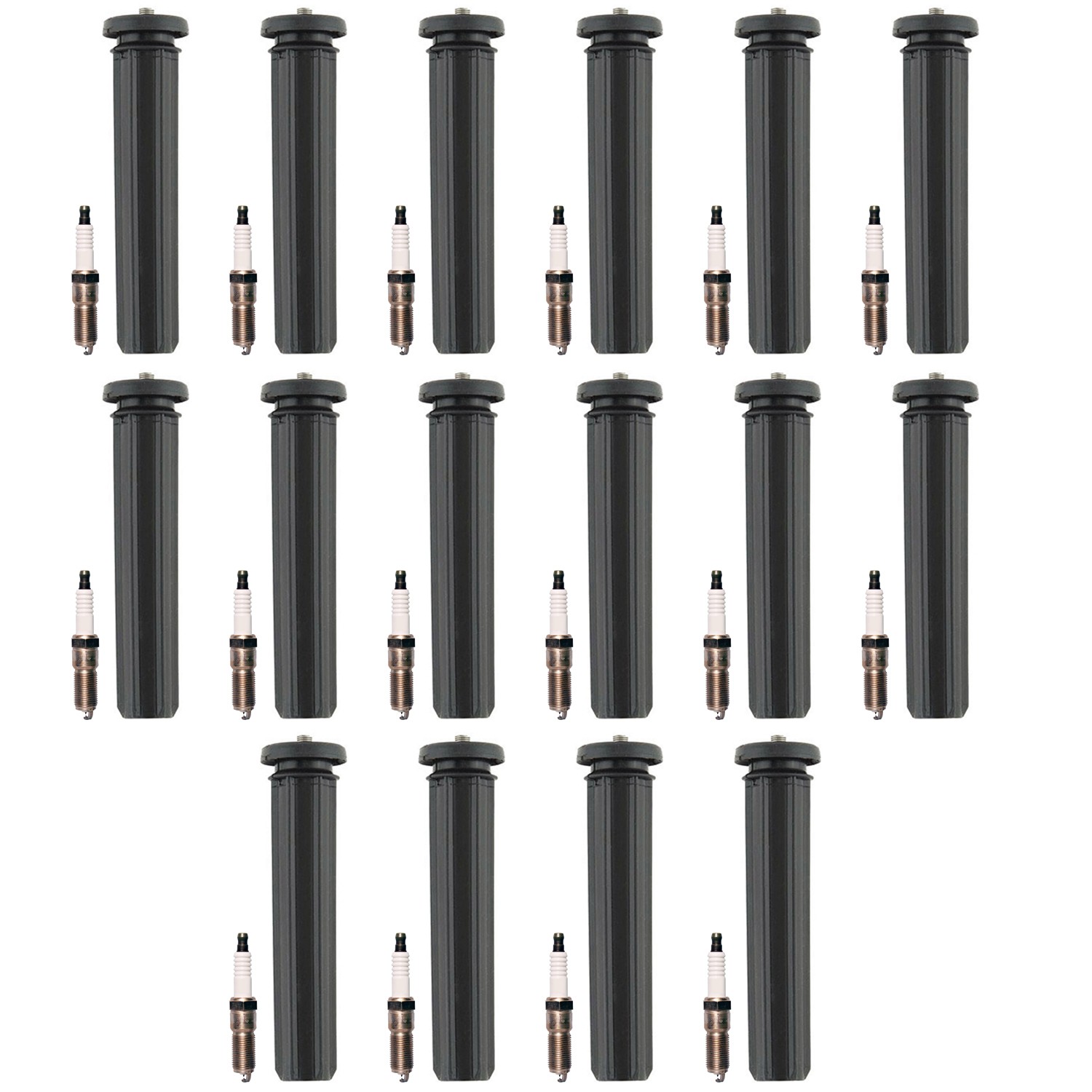 Denso 16 Iridium TT Spark Plugs 16 Coil Boots Kit for Chrysler 300 Dodge Charger