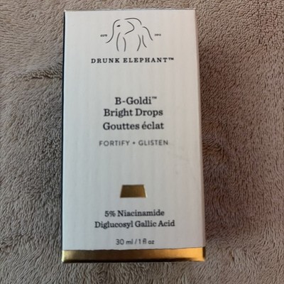 Drunk Elephant B-Gold Bright Drops Fortify + Glisten 30 ml/1 fl. oz. NIB