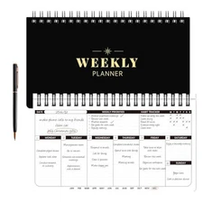 Weekly Planner - Undated Planner for Whole Year, Weekly To Do List, Planner 