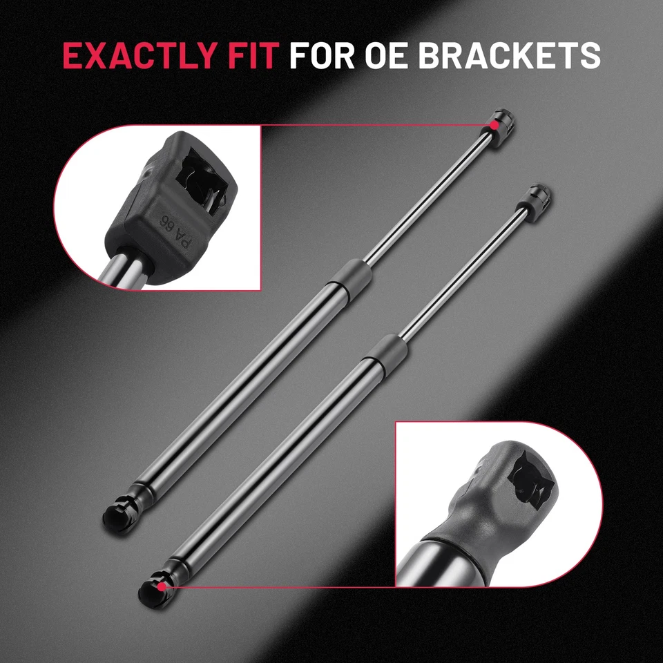 Juego de 2 puntales de gas con soporte de elevación de puerta levadiza trasera para Nissan Murano 2005-2007 Foto 3 de 4