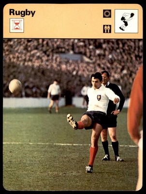 1977 Sportscaster #24-22 Some Herculean Goals - Rugby NM