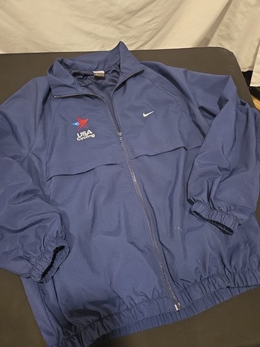 Vintage Nike USA Cycling Team Winbreaker Mens Medium - Picture 2 of 14