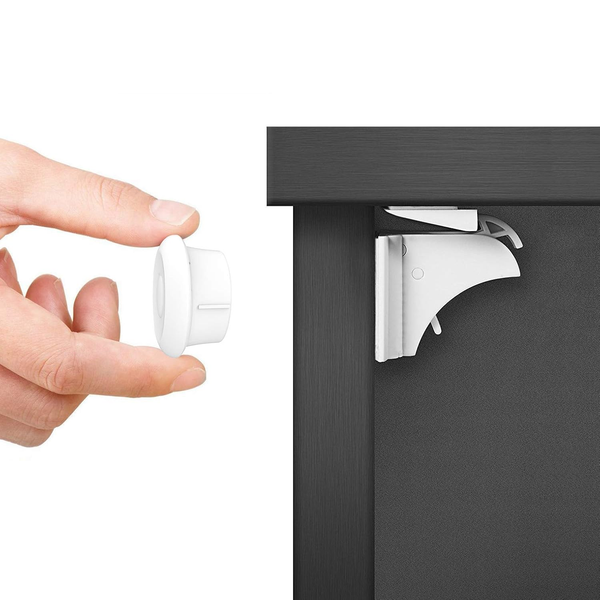 10 Dokon Baby Sicherheit Magnetisches Schrankschloss Kindersicherung Schrank-image