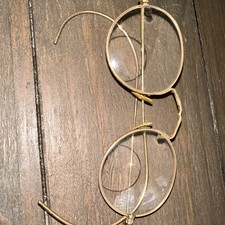 Vintage antique gold frame glasses