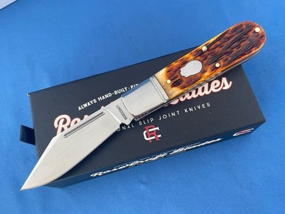 RoseCraft Blades RCT010-DJB Loosahatchie Jack Knife Dapper Jigged Bone 14C28N SS