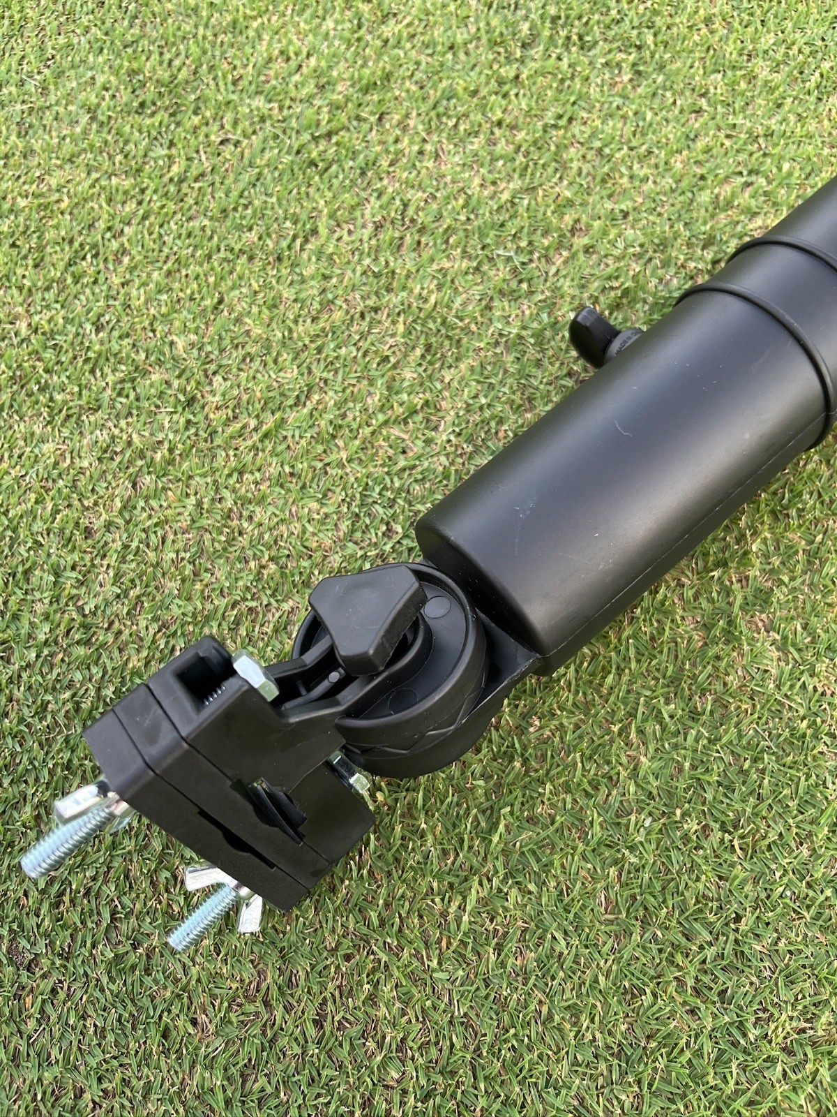 Golf Cart Umbrella Holder &ndash; Adjustable Rotating Mount Clip For Push Cart | USA