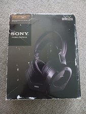 Sony MDR-RF970RK Headband RF Wireless Stereo Headphones and Transmitter Black