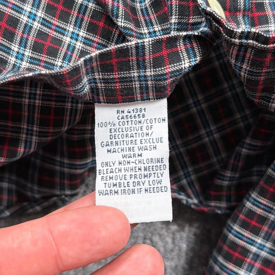 Ralph Lauren Button Down Shirt Mens Large Multicolor Plaid Long Sleeve Cotton image 6