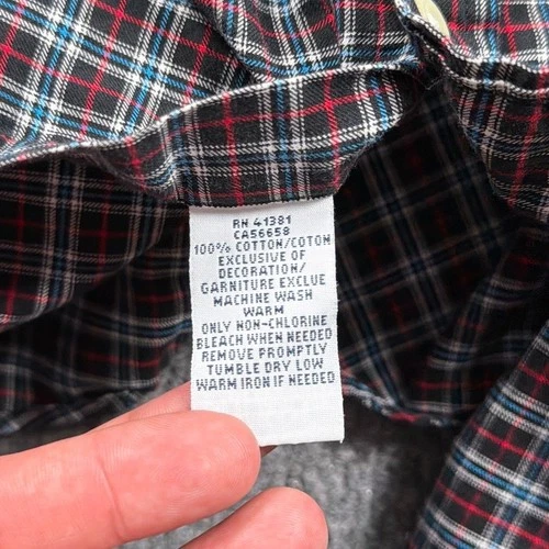 Ralph Lauren Button Down Shirt Mens Large Multicolor Plaid Long Sleeve Cotton image 6