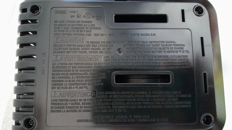 Destornillador de impacto sin escobillas de iones de litio Porter Cable 20V Max PCCK647C1 Foto 4 de 4