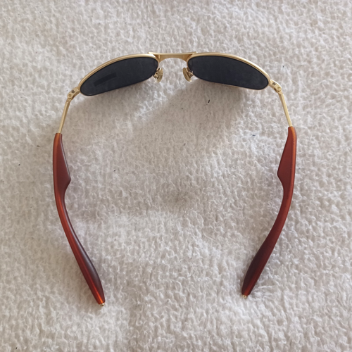 Oakley A Wire Gold Metal Vintage Sunglasses - Picture 4 of 10