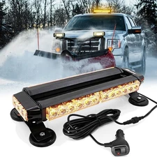 30LED Strobe Light Bar Emergency Beacon Rooftop Warning Flashing 14.5" Light Bar