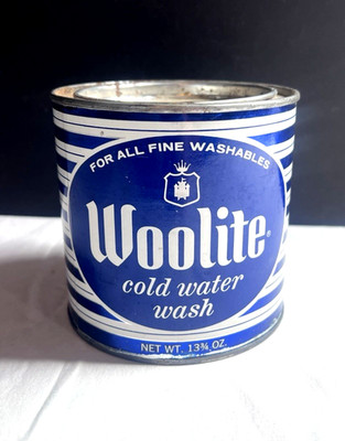 Vintage Woolite Cold Water Wash Laundry Soap 13 3/4 oz  FREE Shipping