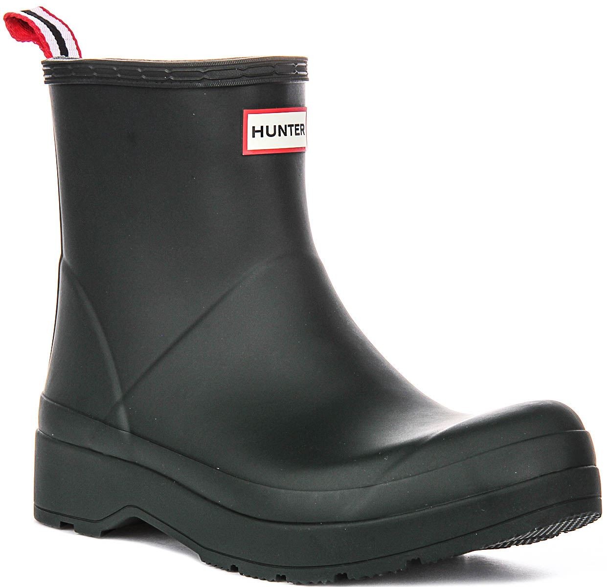 Hunter Play Welly kurze Herrenstiefel zum berziehen in Oliv UK 7 12 21090₽