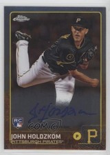 2015 Topps Chrome Rookie Auto John Holdzkom #AR-JH Auto 1k5