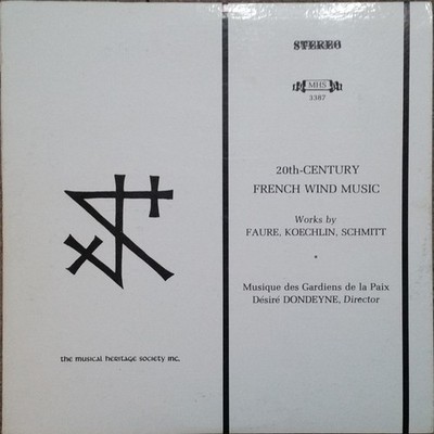 Gabriel Fauré, Charles Koechlin, Florent Schmitt, Musique Des Gardiens De La Pa