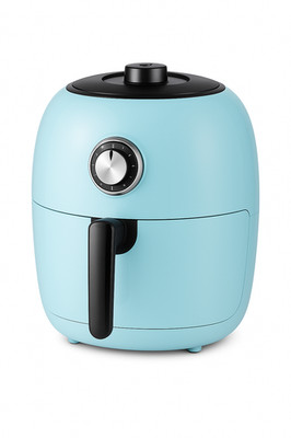 DMS  Retro Heißluftfritteuse HFR-35B 3,5L | 1400W | Blau | Fettarm & Knusprig