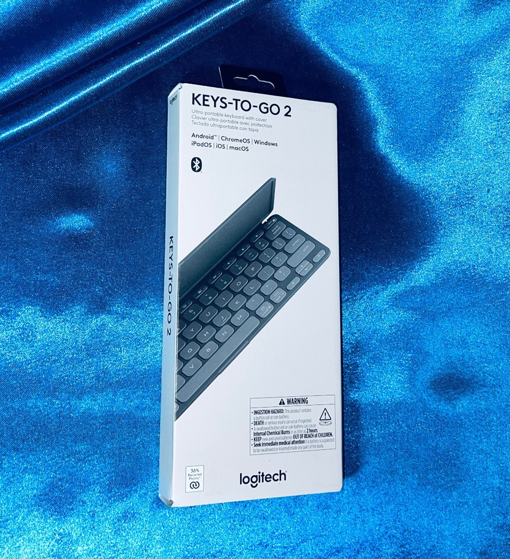 Logitech Keys-to-Go-2 Ultra Portable Keyboard with Cover - Graphite - 920-012867
