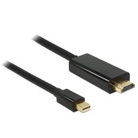 Delock Kabel Mini Displayport 1.1 Stecker > HDMI-A Stecker 2 M Schwarz