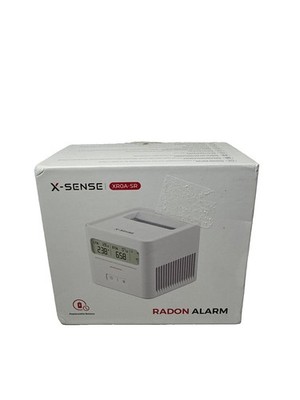 X-Sense Radon Detector For Basement, Zero Lab Fees, XR0A-SR, White