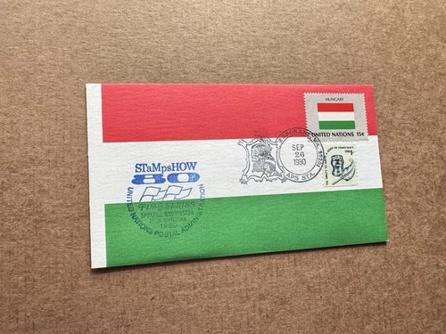 US-UN 1980 Mixed-Frank FDC(9) +UN First Flag Series#325-340 +Hungary +Show CXL