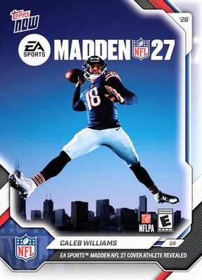 Caleb Williams   2026 NFL Topps Now #MADD  Madden27 Chicago Bears Presale  