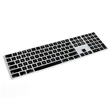 Silicone Keyboard Cover for Apple Magic for Magic Keyboard MQ052LL/A Black