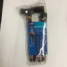 Carex Adjustable Folding Cane A535-00 Cranberry Color