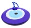 Pack Of 2 Large Turkish Blue Evil Eye Wall Hangings - Protection & Good Luck Charm Decor