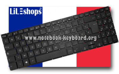 Clavier AZERTY Français Original ASUS - Pour Modèles X507M, X507MA, X507L, X507LA, X507U, X507UA...
