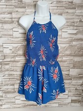 Woman Jumpsuit Shorts Party Playsuit Top size 8 Floral Beach Wear