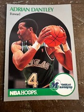 1990 NBA Hoops Basketball Card #83 Adrian Dantley, Dallas Mavericks (J2)
