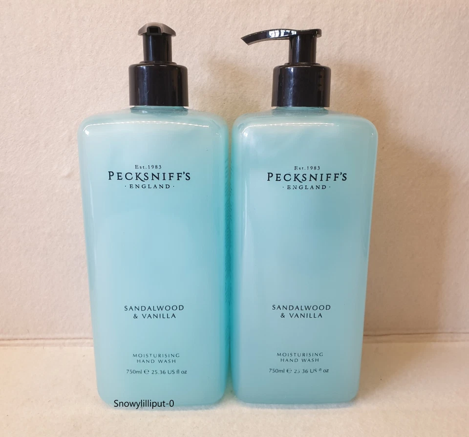 PECKSNIFF'S Pair Off Pecksniffs - SANDLEWOOD & VINILLIA - 750ml Hand Wash