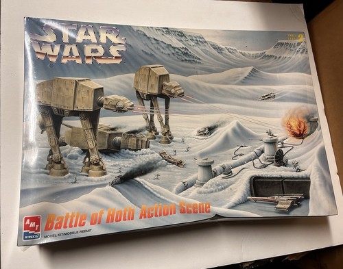 AMT ERTL Star Wars Model Kit Battle of Hoth Action Scene - Sealed NEW ...