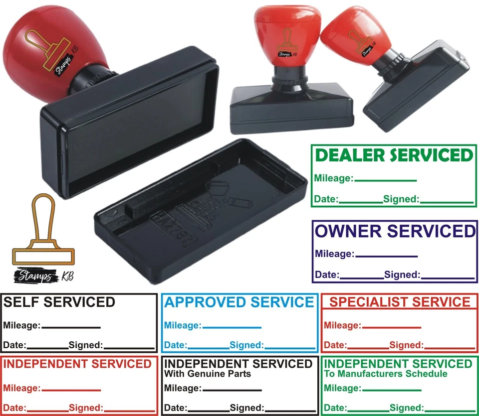 Self Service Stamp Self Inking Garage Mechanic Home Service Flash Stamp