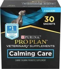 Purina Calming Care Dog Canine Nutritional Supplement, 30 Sachets Exp 01/2026