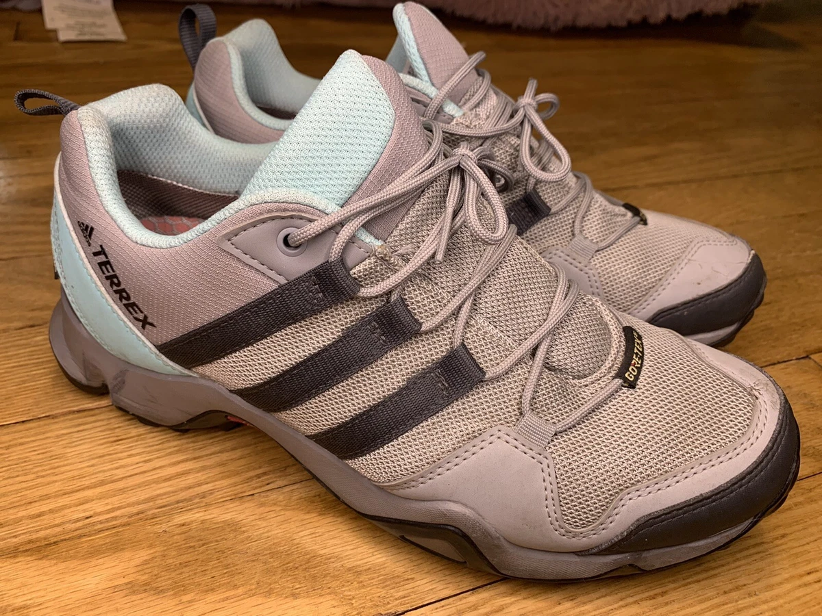 Impresión Solicitud Descuido ADIDAS TERREX AX2R GTX Gray/Clear Aqua womens size 8.5 | eBay