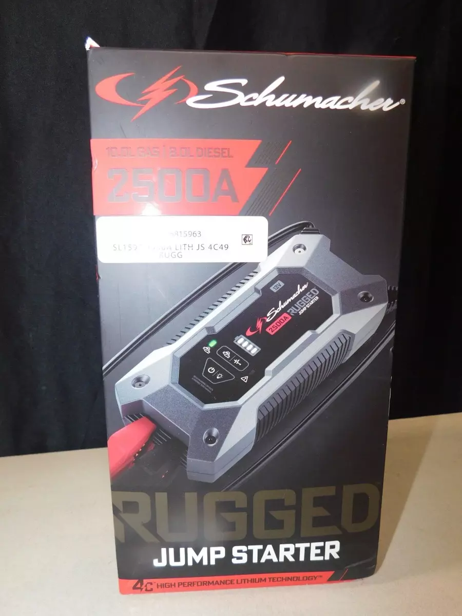 2500A Rugged Lithium Jump Starter Schumacher Electric, 44 OFF