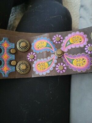 Number (N)INE BOHO EMBROIDERED LEATHER BELT | eBay Number (N)INE BOHO EMBROIDERED LEATHER BELT | eBay