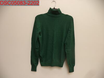 NWT - Woolen Bloom Women's Army Green Turtleneck Sweater, Size S 0422
