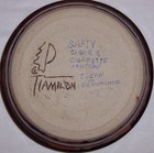 Pine Pottery Hamilton's Safety Cigar & Cigarette Ashtray Dishwasher Safe — photo 5