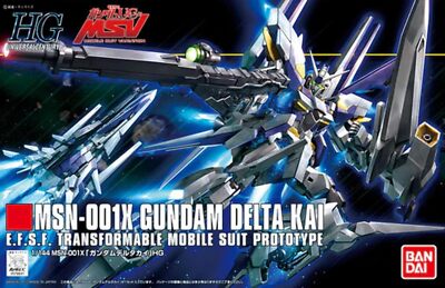 DK ガンダム HGUC 1/144 MSN-001X Gundam Delta Kai (Mobile Suit Gundam UC MSV