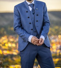 Hochzeitsanzug Winston von Wilvorst 5 teilig Trop8 Sommer 2020 mittelblau 46/ 48