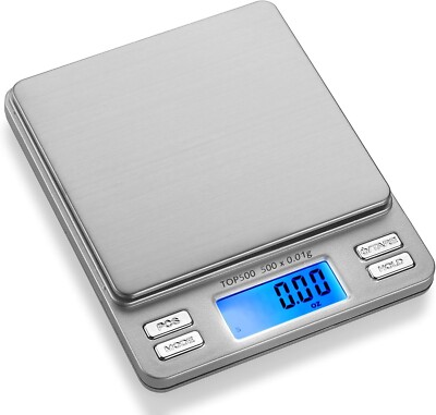 Smart Weigh Digital Pro Pocket Scale 500g x 0.01 Grams Precise
