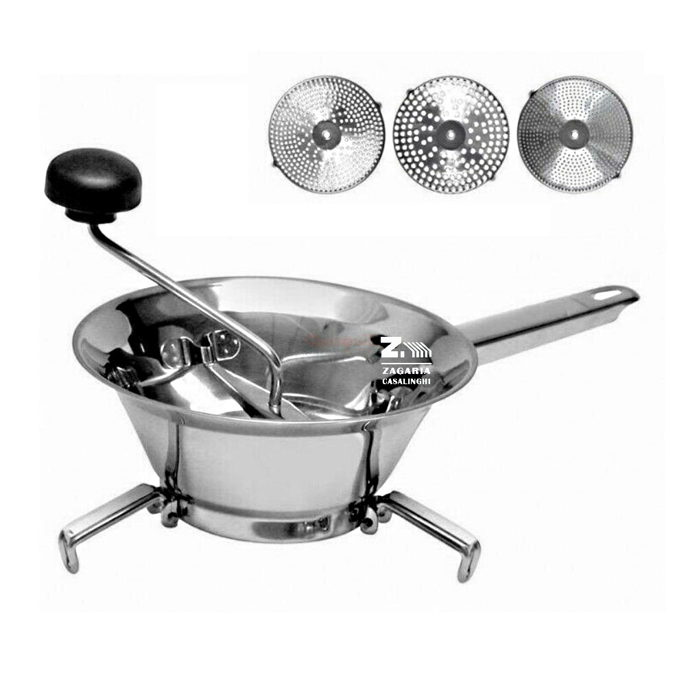 OMAC Passatutto Manuale Ø20cm - In Plastica E Legno Per Passare Verdure E Pomodori - Foto 10