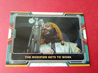 Star Wars Topps The Book Of Boba Fett The Modifier Gets to Work Karte Nr.53