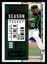 Marcus Semien 2020 Panini Contenders #82 A's BUY10GET5FREE