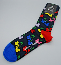 HAPPY SOCKS Men 8-12 Women 10-12 Unisex DISNEY Very Cherry MICKEY MOUSE Socks